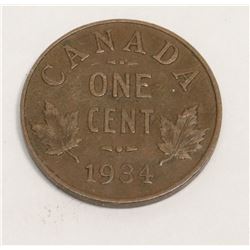 CANADIAN 1934 PENNY