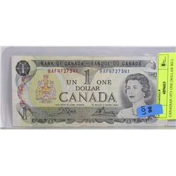 CANADIAN 1973 ONE DOLLAR BILL