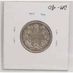 1902 KING EDWARD 25 CENTS