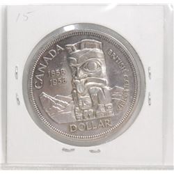 1958 TOTEM POLE SILVER DOLLAR