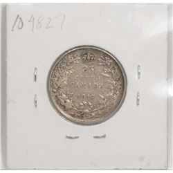 1917 KING GEORGE 25 CENTS
