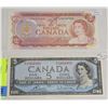 Image 1 : 1954 $5 BILL AND 1974 $2 BILL