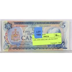 1976  FIVE DOLLAR L/B CS2155977 CUNC FROM ESTATE