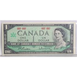 1867-1967 ONE DOLLAR B/R CUNC