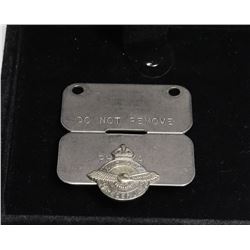 VINTAGE RCAF AIRMAN DOGTAGS