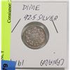 Image 1 : CANADIAN DIME - 1919-COINS & CURRENCY