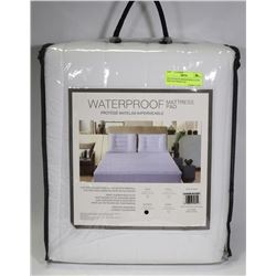 WATERPROOF MICROFIBER QUEEN SIZE MATTRESS PAD