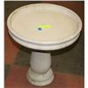Image 1 : CONCRETE BIRDBATH 14" X 14"