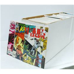LONG BOX OF VARIOUS COMIC BOOKS