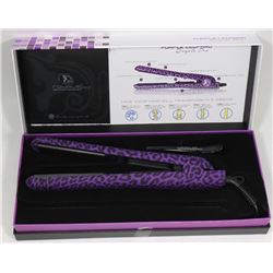 NEW ROYALE PRO PURPLE LEOPARD HAIR STRAIGHTENER