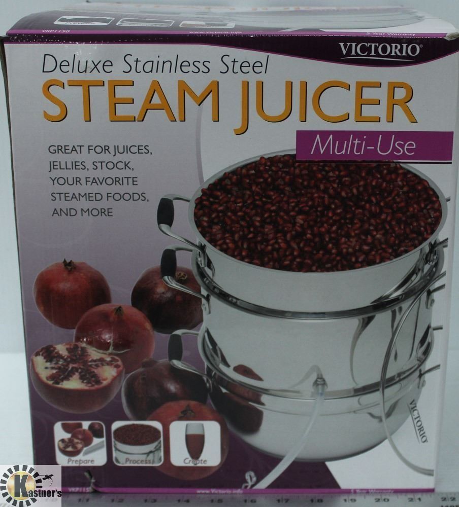 VICTORIO DELUXE STAINLESS STEEL STEAM JUICER