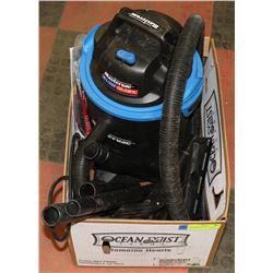 MASTERCRAFT SHOP VAC WITH ATTACHMENTS