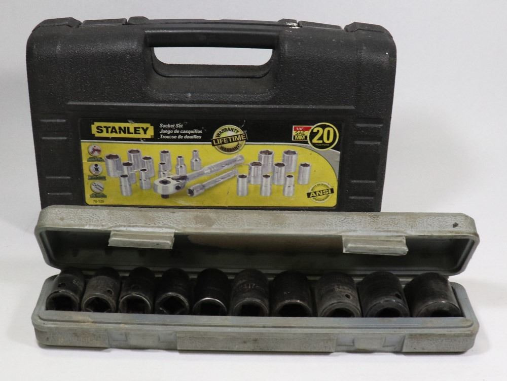 TWO COMPLETE SOCKET SETS