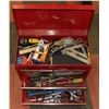 Image 1 : 4 SHELVE TOOL CHEST LOADED WITH TOOLS