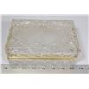 Image 1 : CRYSTAL JEWELRY BOX 7" X 4.5" X 3"