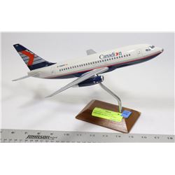 CANADIAN C-FACP MODEL AIRPLANE ON DISPLAY STAND