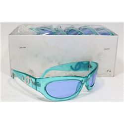 BOX OF AQUAMARINE DESIGNER SUNGLASSES