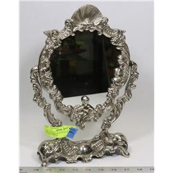 VINTAGE DECORATIVE SILVER COLOUR SWIVEL