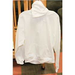 QUALITY WHITE GILDAN  HOODIE SIZE XL