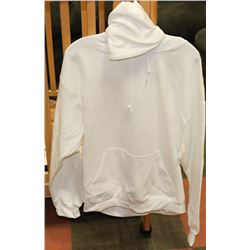 QUALITY WHITE GILDAN  HOODIE SIZE 2XL