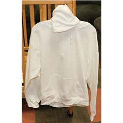 QUALITY WHITE GILDAN  HOODIE SIZE 2XL