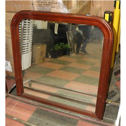 WOOD DRESSER MIRROR 39" X 39"