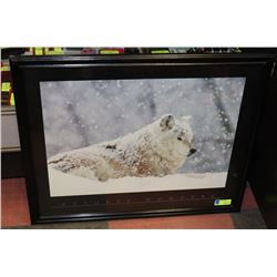 FRAMED WOLF PICTURE ON CHOICE