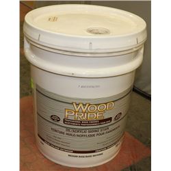 18L PAIL OF WOOD AND PRIDE OIL/ACRYLIC WHITE STAIN