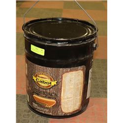 5GAL BUCKET OF CABOT EXTERIOR STAIN-PINECONE FLAT-
