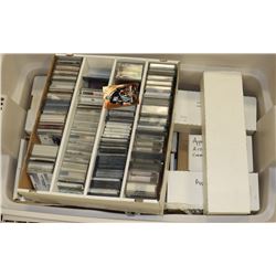 TOTE WITH BOXES OF TRADING CARDS