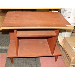 WOODEN SHELF STAINED WOOD