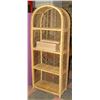 Image 1 : WICKER SHELVING UNIT STATIC SHELVING