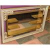 Image 1 : ANTIQUE GOLD MIRROR SHELF 1959-ILLINOIS MOULDING