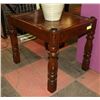 Image 1 : END TABLE DARK BROWN    20" X 25" X 30"
