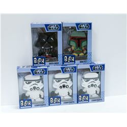 LOT OF STAR WARS BLOX VINYL COLLECTIBLE FIGURES