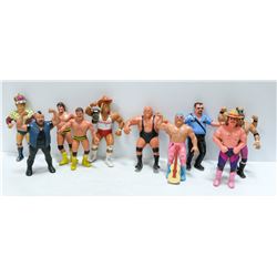 BOX OF 1980S WWF FIGURES