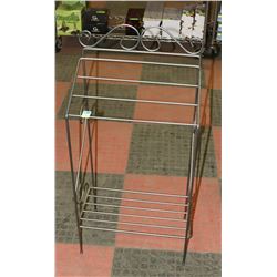 BLANKET RACK CHROME 35" TALL
