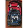 Image 1 : BOX WITH 2 BACKPACKS INCLUDING BLUE
