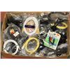 Image 1 : LARGE BOX FULL OF ELECTRONICS, CORDS AND