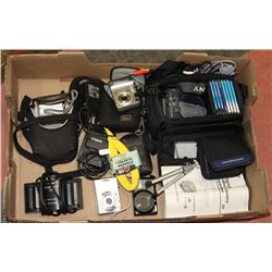LARGE FLAT OF CAMERA EQUIPMENT - SONY