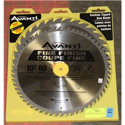 2 NEW 10 INCH SAW BLADES