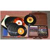 Image 1 : FLAT OF 45'S & CASSETTES