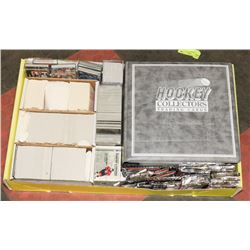 LARGE BOX 0F SPORTS COLLECTIBLES