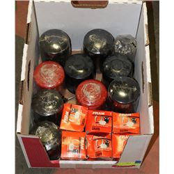 TRAY OF ASSORTED FILTERS