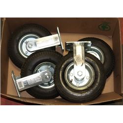 4 CASTER WHEELS