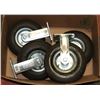 Image 1 : 4 CASTER WHEELS