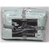 Image 1 : NEW LIGHT GREY/GREEN 6 PIECE ALLURE TOWEL SET