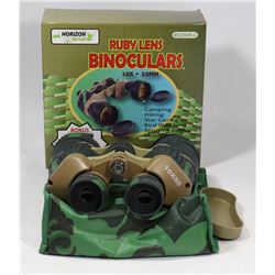 NEW HORIZON RUBY LENS BINOCULARS WITH BONUS CASE