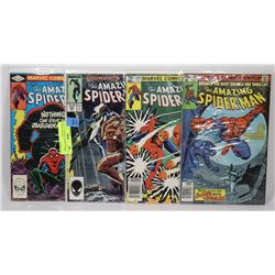LOT OF 4 AMAZING SPIDER MAN COMICS #200, #229