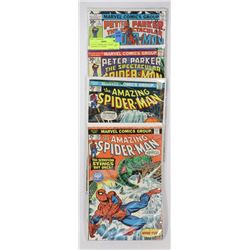 LOT OF 4 SPIDER MAN COMICS PARKER # 2 # 5 MORE